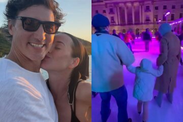 Katy Perry celebrated the holidays with her boyfriend Justin Trudeau, Orlando Bloom, and her daughter.