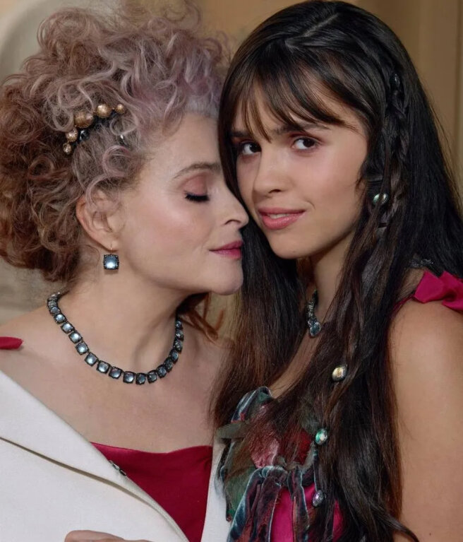 Helena Bonham Carter and Tim Burton's 17-year-old daughter makes her modeling debut