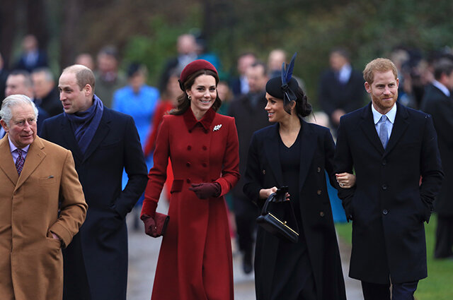 Prince Charles, Prince William, Kate Middleton, Meghan Markle and Prince Harry