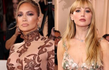 Jennifer Lopez and Jennifer Lawrence wore nude dresses to the 2026 Golden Globes.