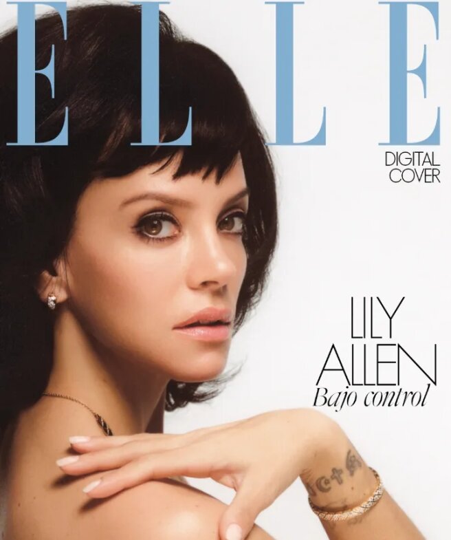 Лили Аллен на диджитал-обложке Elle Spain