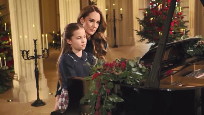 Принцесса Шарлотта и Кейт Миддлтон