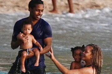 Rihanna and A$AP Rocky with sons vacation in Barbados