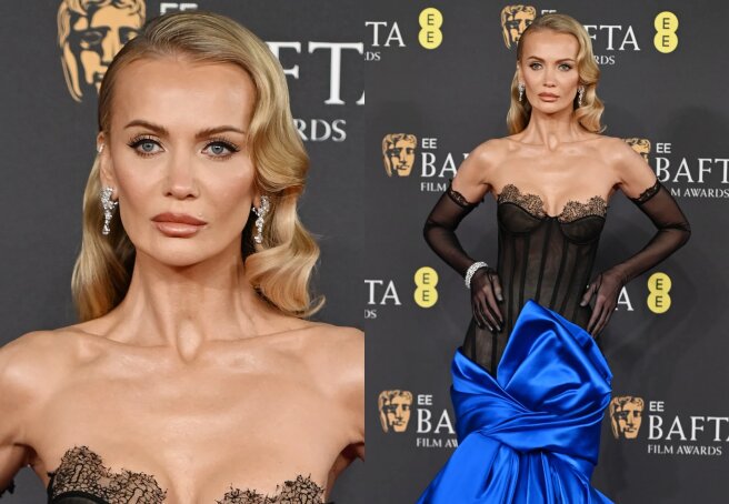 Ex-wife of banker Andrey Borodin Tatyana Korsakova attended the BAFTA awards