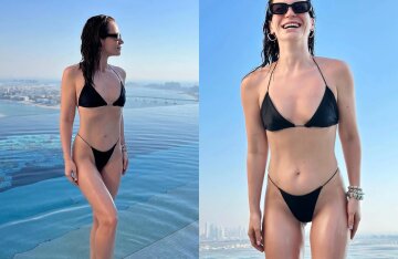 Ida Galich published a photo in a bikini