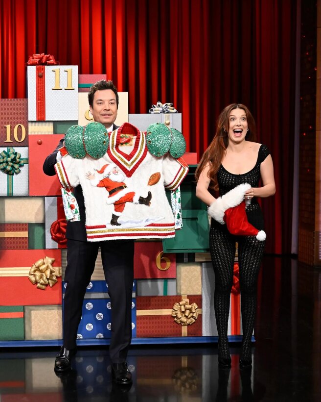 Джимми Фэллон и Милли Бобби Браун