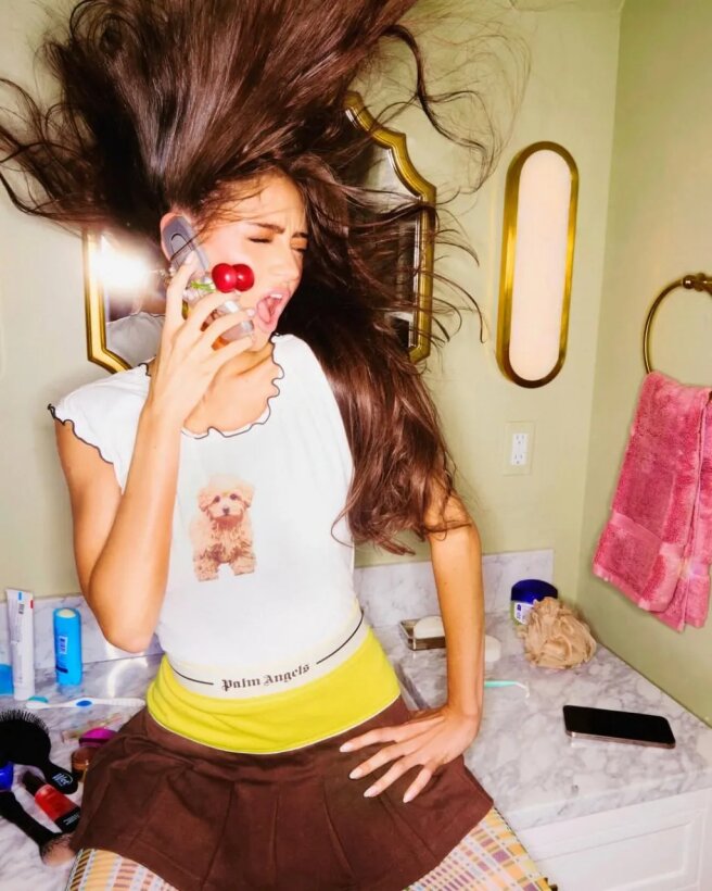 Дочь Хайди Клум Лени