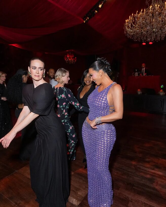 Сара Полсон и Ким Кардашьян