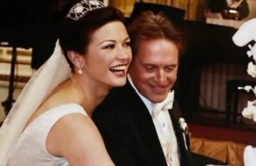 Catherine Zeta-Jones shared rare wedding photos with Michael Douglas in honor of their 25th wedding anniversary.