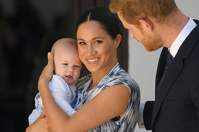 Meghan Markle and Prince Harry with their son Archie