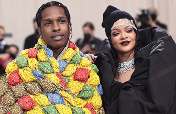 Rihanna and A$AP Rocky went out together for the first time