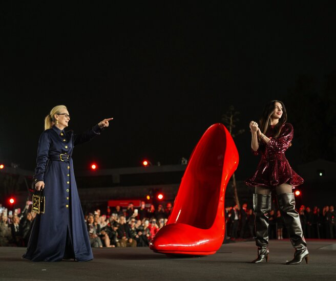 Мэрил Стрип и Энн Хэтэуэй