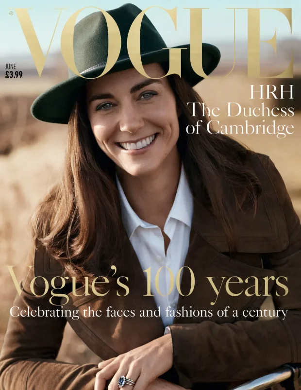 Кейт Миддлтон на обложке Vogue, 2016 год/Фото:Vogue