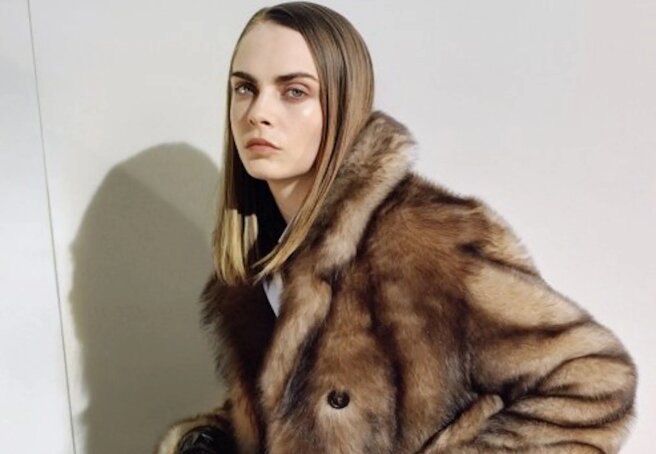 Cara Delevingne is the new face of Miu Miu