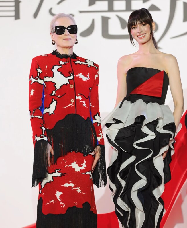 Мэрил Стрип и Энн Хэтэуэй