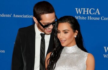 Kim Kardashian and Pete Davidson hit the red carpet together for the first time