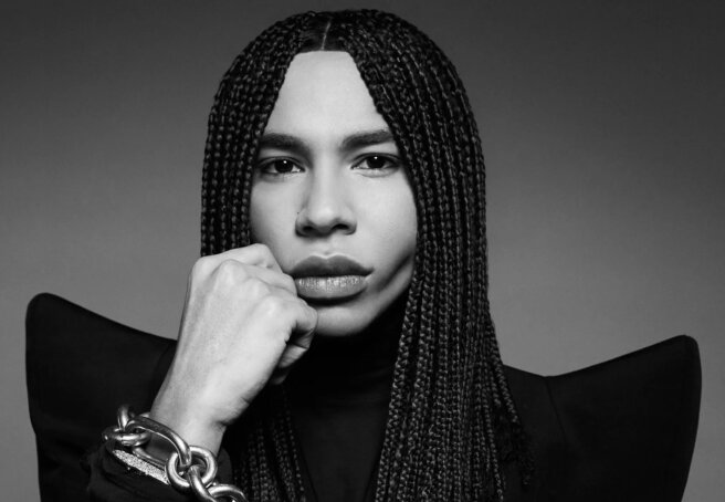 Olivier Rousteing has stepped down as creative director of Balmain.