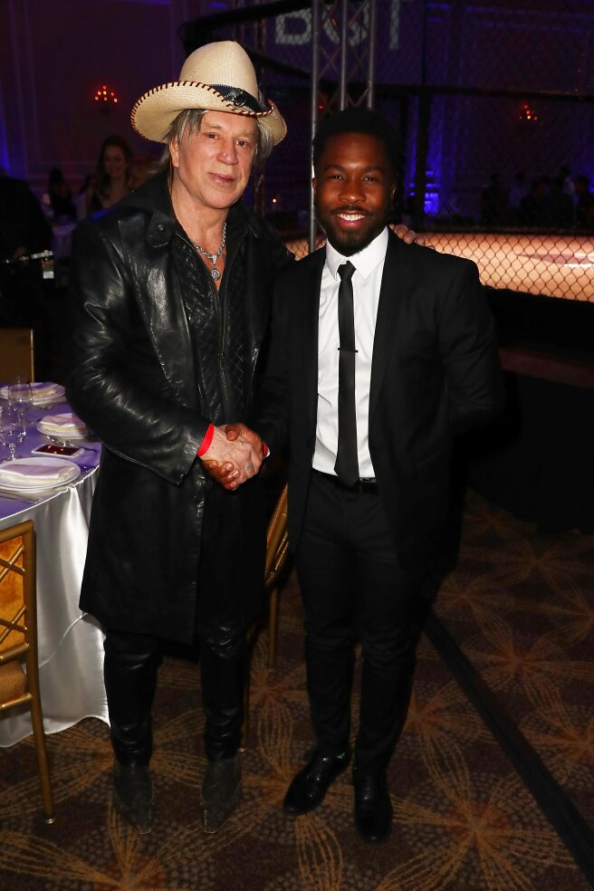 Микки Рурк и Жан Эли