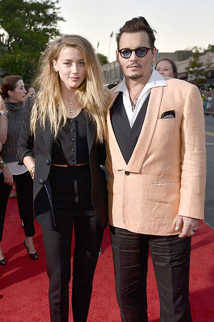 Amber Heard and Johnny Depp