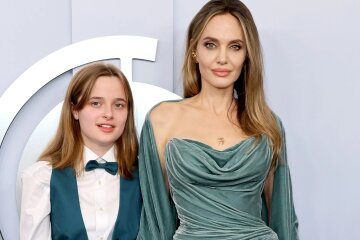 Angelina Jolie and her daughter Vivienne appeared at the Tony Awards in New York