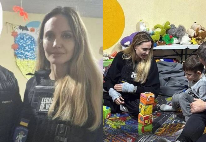 Angelina Jolie visited Kherson, and her security guard was detained at a checkpoint.