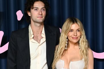 Sienna Miller, 43, announced her third pregnancy on the red carpet.