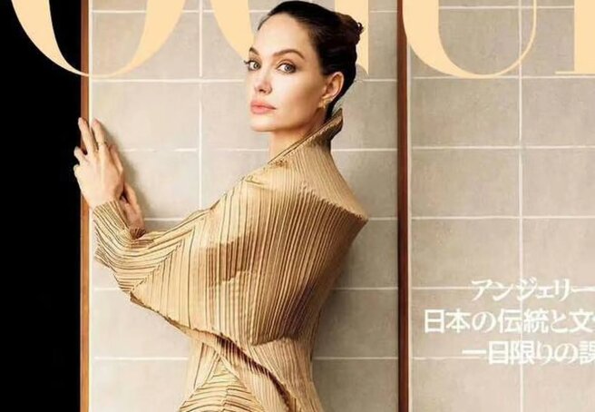 "My weakness and my strength is that I am emotional." Angelina Jolie posed for Vogue Japan
