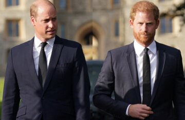 Princes William and Harry attended their uncle's funeral but did not communicate with each other