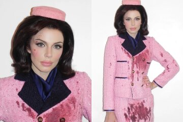 "Tragedy is not a costume." Julia Fox was criticized online for dressing as a bloodied Jackie Kennedy for Halloween.