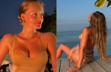 Shark diving and bikini photos. Dmitry Peskov's eldest daughter vacationed on the islands.