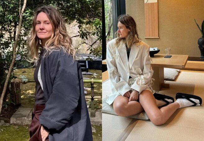 Ekaterina Mukhina showed how she vacations in Japan