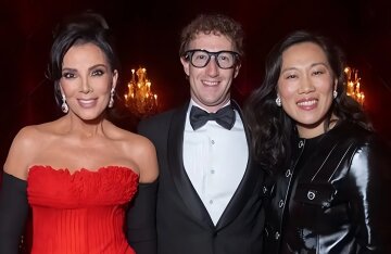 Mark Zuckerberg and Jeff Bezos, along with their wives, Mariah Carey, and Paris Hilton, attended the "party of the year" in honor of Kris Jenner's 70th birthday.