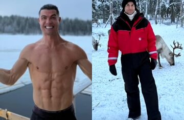 Skiing and Ice Hole: Cristiano Ronaldo and Georgina Rodriguez with Children on Vacation in Finland