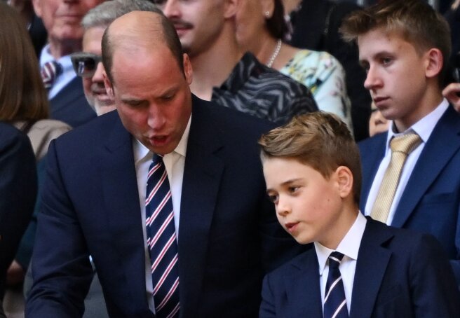 Prince William and Prince George attended the FA Cup final