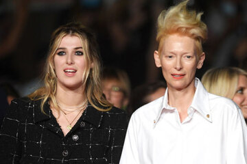 Cannes-2021: Tilda Swinton with her daughter Honor at the premiere of the film "Paris, the 13th arrondissement"