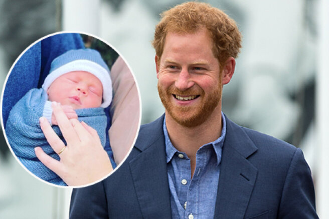 Prince Harry met his cousin Princess Eugenie's two-month-old son