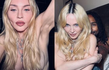 Madonna Posts Topless Photos With New Man