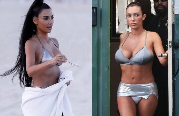 Bianca Censori repeated the image of Kim Kardashian