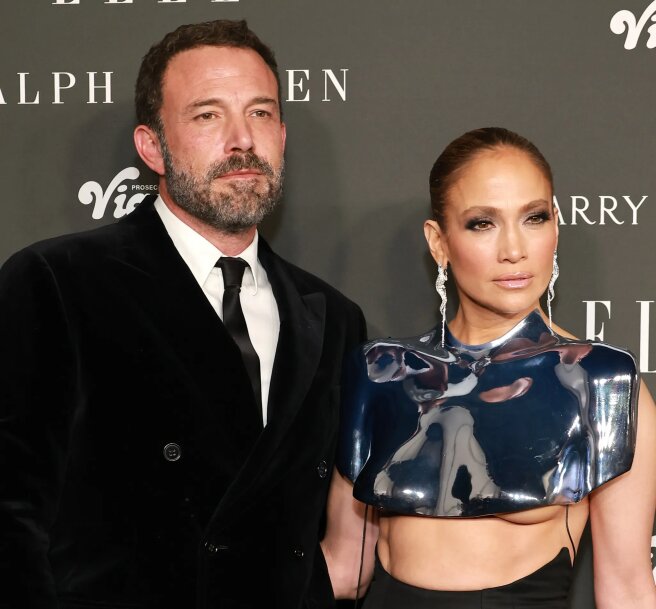Ben Affleck looks unhappy after disagreement with Jennifer Lopez over publicity