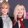 Nicole Kidman in a sheer skirt and Elle Fanning in a "masculine" suit attended the series premiere in New York.