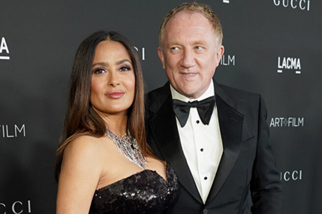 Salma Hayek and Francois-Henri Pinault, Jeff Bezos and Lauren Sanchez, Haley Bieber and others at the LACMA Art+Film Gala