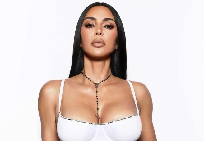 Rosary and lingerie: Kim Kardashian criticized for new D&amp;GxSKIMS advertising campaign