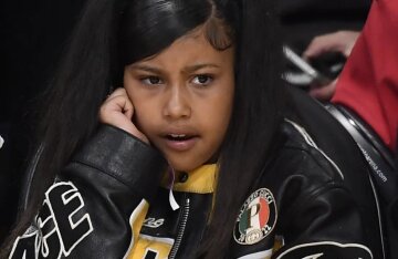 North West sang on stage with her father Kanye West