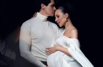 Lerchek took part in her first official photo shoot with the father of her future fourth child.