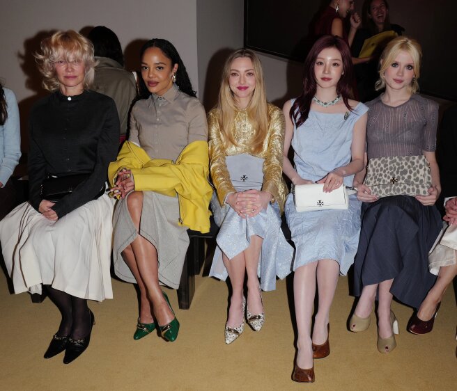 Памела Андерсон, Тесса Томпсон, Аманда Сейфрид, Сун Юйци и Мэйcи Питерс