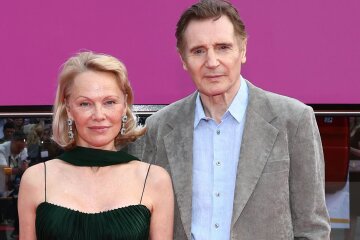 Pamela Anderson has confirmed her romance with Liam Neeson for the first time and revealed details of their relationship.