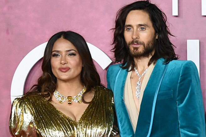 Salma Hayek, Lady Gaga, Jared Leto and others at the premiere of the film "House of Gucci" in London