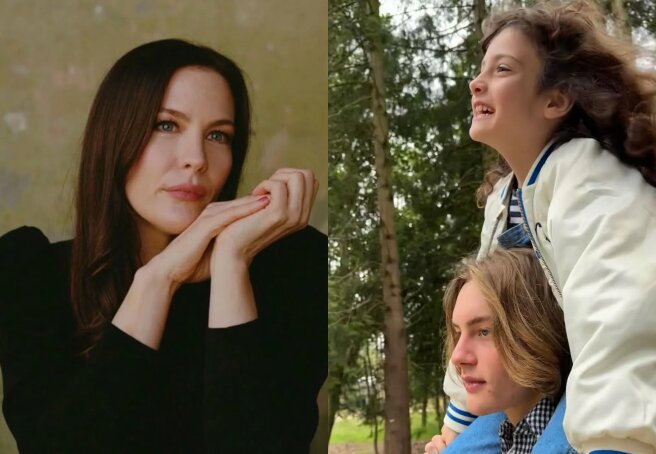 Liv Tyler showed rare footage with her children - an eight-year-old daughter and a 19-year-old son