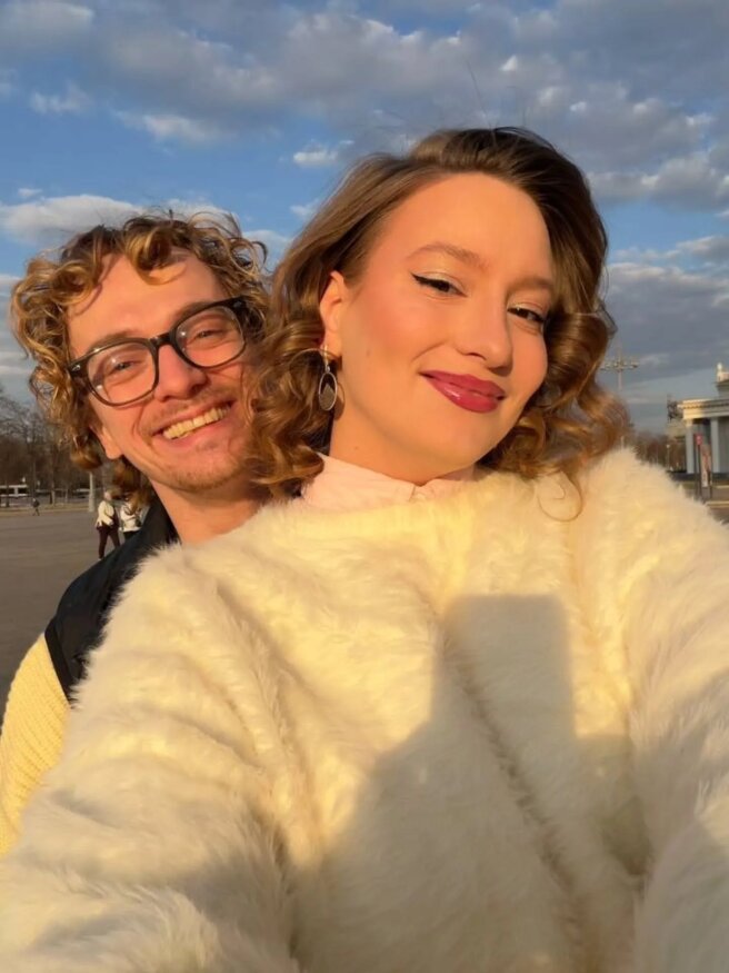 Владислав Бенграф с женой