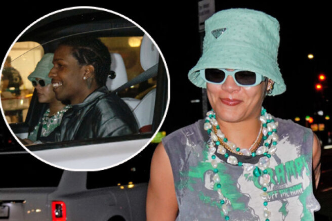 Rihanna and her boyfriend A$AP Rocky again got into the lenses of the paparazzi